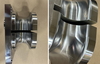  – <em>hyper</em>MILL estratégia de meio tubo de 5&nbsp;eixos usada para programar com eficiência a matriz de dobra de tubos.<br /><em>Fonte: Enmark</em>