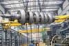  – 2009 年，沈鼓集團轉型生產百萬噸級乙烯壓縮機，由於葉輪直徑普遍超過 1.2 公尺，因此尋求更新的技術與更高階的 CAM 軟體，成為推動合作的主要原因之一。<br /><em>圖片來源：瀋鼓集團</em>