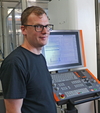  – Felix Gasser is one of the <em>hyper</em>MILL<sup>&reg;</sup> AUTOMATION&nbsp;Center specialists at Häwitool. He is convinced that “anyone who is well versed in milling technology and deals intensively with the software and its many possibilities can achieve great success with it.”