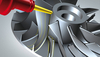 flankfrezen | impeller en blisk | meerdere schoepen | 5-assig – 